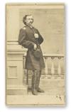 (CUSTER, GEORGE ARMSTRONG.) [Bowlsby, William H.] Carte de visite full-length portrait of Custer in the Civil War.